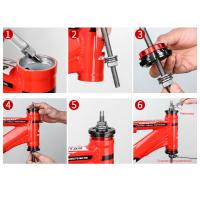 Herramienta de prensado de auriculares de aleación de aluminio, anodizado CNC, prensa de rodamiento de bicicleta, juego de cuenco de eje central, herramienta de auriculares de bicicleta, herramienta manual DIY - details 2