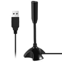 Micrófono USB Web Flexible con cancelación de ruido para Mac, PC, ordenador portátil, soporte - details 1