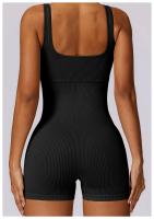 Seamless One-piece Yoga Clothing High-intensity Sweat Wicking Threaded Elastic Sports Tight Fitness One-piece Clothing Female - details 9