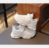 Zapatos deportivos blancos para niños, niñas y niños pequeños, zapatos casuales clásicos de moda para niños, malla transpirable para la escuela del jardín de infantes - details 1