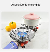 Desert Fox Quemador de estufa de Gas para acampar al aire libre, estufa de cocina portátil a prueba de viento, cocina ultraligera para turismo, equipo de senderismo - details 1