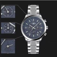 DUGARY Reloj Deportivo de Cuarzo Cronómetro de Moda de Acero Inoxidable Luminoso Estilo Piloto 40mm - details 10