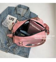 Travel Duffel Bag,Sports Tote Gym Bag,Shoulder Weekender Overnight Bag for Women - details 1