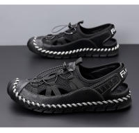 Nuevas Sandalias de Cuero Transpirable para Hombres Estilo Casual de Verano Versátil con Diseño de Hueco - details 9