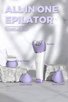 Extractor de pelo eléctrico 4 en 1, máquina de afeitar para mujeres, afeitado de las axilas, pelo de las piernas, molinillo de pies IPX7 Universal - details 0