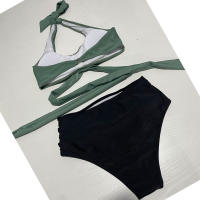Bikini nuevo sexy traje de baño de mujer con tirantes cruzados tipo halter - details 3