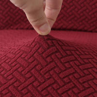 Funda para silla de comedor de Jacquard, funda elástica suave a prueba de polvo para asiento de silla, adecuada para decoración para sala de estar y comedor, 1 pieza - details 39