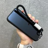 Funda de lujo con cordón transparente para teléfono Magsafe para iPhone 16 15 14 13 12 11 Pro Max, funda trasera con correa para muñeca y armadura a prueba de golpes - details 6