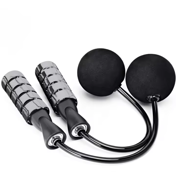 Cuerda para saltar, cuerda para saltar sin cuerda para entrenamiento para fitness, cuerda para saltar inalámbrica con peso ajustable para hombres, mujeres y niños - 1