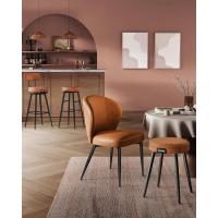 Juego de 2 Taburetes de Bar Taburetes de Cocina, Taburetes de Desayuno, Cuero Sintético con Costuras 76,2 cm de Alto, Silla Comedor, Fácil Montaje, Negro - details 42