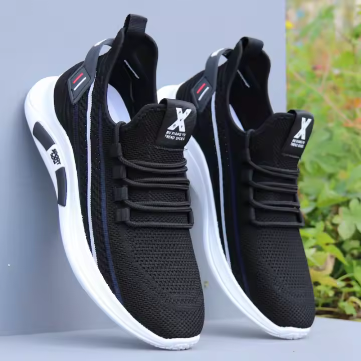Zapatillas de deporte transpirables para hombre: zapatos cómodos e informales con suela antideslizante para viajar - 1