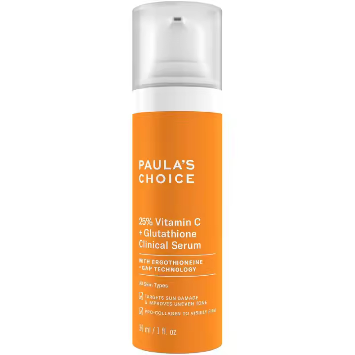 Suero de vitamina C al 25% de Paula's Choice con antioxidantes de glutatión, mejora la decoloración, reafirma el tono desigual, sin fragancia y - 1