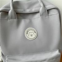 Mochila de gran capacidad para mujer, morral escolar de viaje de negocios, resistente al agua, color negro - details 21