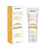 Protector solar corporal, crema solar blanqueadora, bloqueador solar femenino, control de aceite protector, crema 90 Max, piel antienvejecimiento, SPF hidratante - details 0