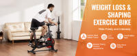 SucceBuy Bicicleta estática, resistencia magnética ajustable, tiene manillar ajustable en 2 direcciones y asiento ajustable en 4 direcciones - details 0
