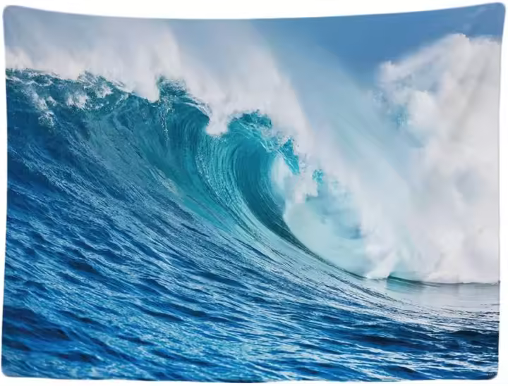 Decoración del Hogar Ondas del Mar para Navegar en la Playa en Verano Grande - 1