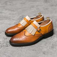 Zapatos de vestir para hombre, diseño italiano de moda de Cow Ford, zapatos de cuero nuevos 2022 - details 13