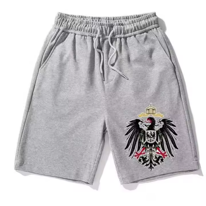 Pantalones cortos de Prusia del Imperio Alemán, sandalias de bolsillo regulares de verano para hombres, pantalones casuales de moda, ropa para parejas - 1