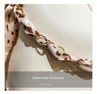 Bolso de hombro informal para mujer, bolso de mano para mujer, bolso de mensajero, bolso de mano para mujer impermeable, bolso de compras estilo universitario de cuero PU - details 0