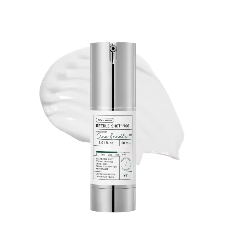 VT COSMETICS CICA Reedle Shot 100, suero con microagujas Spicule para el cuidado y exfoliación de los poros, exosoma, Centella Asiatica para vidrio - 1