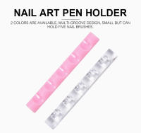 KADS-soporte para pinceles de uñas, accesorio de manicura, acrílico, transparente, rosa, Gel UV - details 0