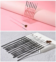 Set de Bolígrafos para Arte de Uñas KADS 12PCS Material Plástico Acrílico Set de Brochas para Dibujo de Uñas Adecuado para DIY Salón en Casa - details 4