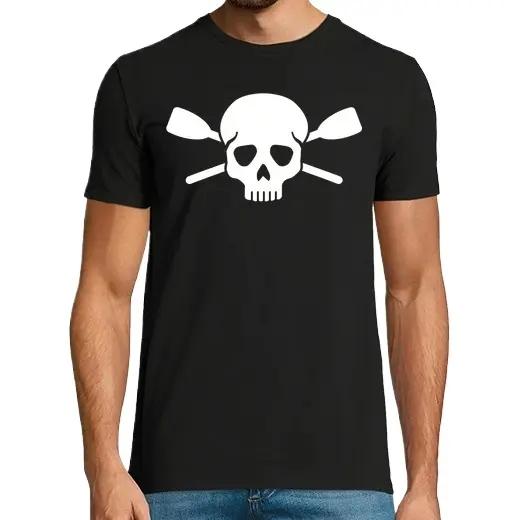 cráneo de remo,Camiseta de Pádel Divertido, ropa para exteriores - 1