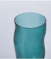 Taza de borosilicato de color, forma curva en S, vidrio resistente al calor, colas de vino, café, taza de agua helada - details 3