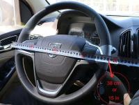 Funda de coche ultraresistente al desgaste/protector de funda de volante antideslizante 3D transpirable universal de 38cm - details 10
