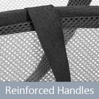 Cesto de ropa rectangular, moderno, plegable y resistente, ideal para el dormitorio, el baño, la habitación de los niños o para viajar (pack de 2) - details 5