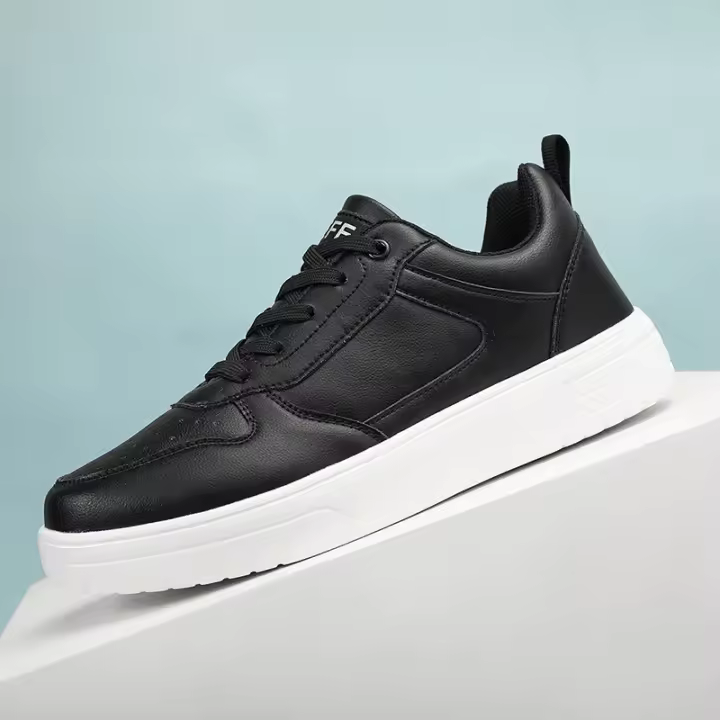Zapatos Deportivos transpirables para mujer, calzado de talla grande 36-47, color blanco y negro - 1
