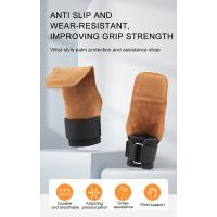 Guantes de Gimnasio de Cuero de Vaca Almohadillas Antideslizantes para Levantamiento de Cinturón de Peso Equipo de Fitness Portátil - details 0