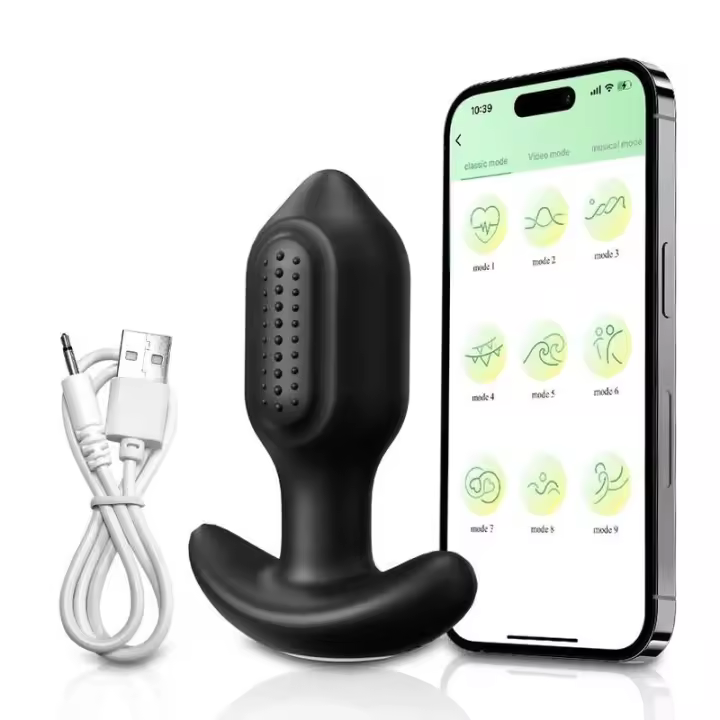Masajeador de próstata inalámbrico con Bluetooth, vibrador Anal masculino con Control remoto, tapón Anal femenino, Juguetes sexuales para adultos para hombres y mujeres Gay - 1