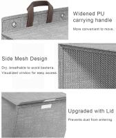 Cesto para la colada colgante, cesta de lavado grande con asa, cesta para ropa sucia sin instalación, cesta de baño montada en la pared - details 3