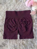 Pantalones cortos deportivos de yoga transpirables sin costuras para mujer, ajuste cómodo deportivo, ropa elástica para entrenamiento y fitness - details 11