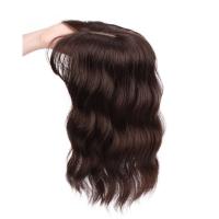 Flequillo de aire 3D, pieza superior de pelo sintético, flequillo falso Natural, rizos, flequillo francés, Clip en Clourse, bloque de extensión de cabello, uso diario - details 9