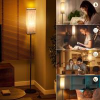 Lámpara de Pie Moderna con Control Remoto Luz Cálida para Dormitorio, Sala de Estar, Oficina - details 4