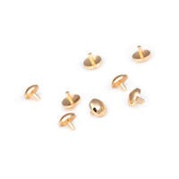 3MM 3.5MM 4MM Latón Color Oro 18K Sólido Hueco Tapas de Cierre con Orificios para Perlas, Suministros para Fabricación de Joyería, Accesorios - details 25
