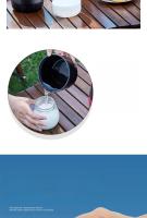 Botella de agua negra con correa para el hombro, fácil de transportar, adecuada para beber agua caliente y fría en viajes y acam - details 8