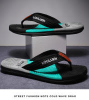 Verano nuevas chanclas sentido de gama alta de los hombres desgaste exterior zapatillas antideslizantes sandalias de los hombres pellizcar pies casual sandalias de los hombres - details 9