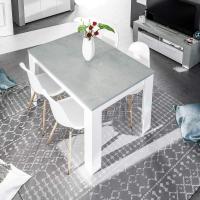 Mesa de Comedor Extensible de Madera Blanca 140 a 190cm Estilo Canadiense Mejas y Organización - details 38