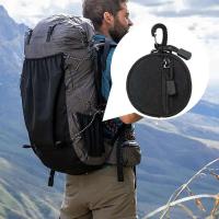 Mini monedero portátil con hebilla Triangular para hombre, informal, para exteriores, soporte para llaves, riñonera, funda redonda, billetera con cremallera - details 7