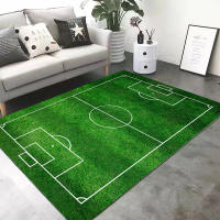 Alfombra de imitación de césped para sala de estar, juego de campo de fútbol verde Visual, decoración de dibujos animados - details 4