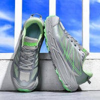 Nuevos zapatos de suela gruesa para hombre, calzado deportivo de moda para correr con absorción de impactos - details 4