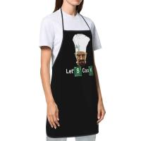 Babero personalizado Breaking Bad Time delantales hombres mujeres Unisex adulto Chef cocina Walter White Tablier cocina jardinería - details 11