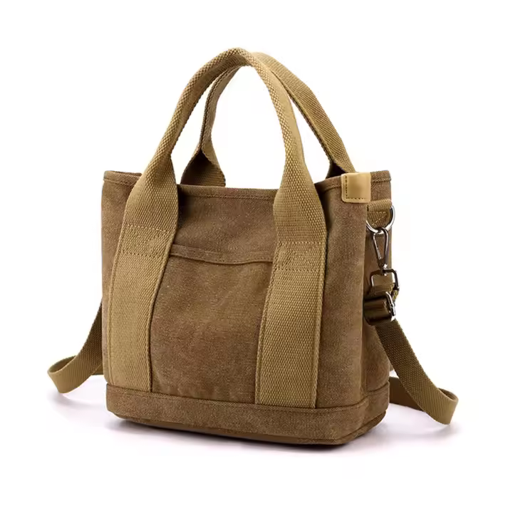 Bolsos Bandolera Para Mujer,Bolso de Hombro Pequeño, Mano de Lona - 1