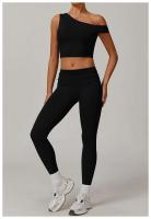 Conjunto de Yoga de Cintura Alta Ouwu Traje Deportivo de 3 Piezas Monos Deportivos para Mujeres - details 36