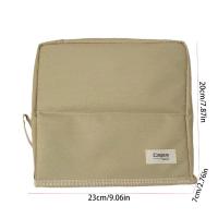 Bolsa para bolígrafos, bolsa de maquillaje Vertical, bolsa de cosméticos de gran capacidad dividida, almacenamiento de brochas de maquillaje, bolsa de almacenamiento multifuncional para el cuidado de la piel - details 0