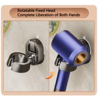 Estante de almacenamiento para secador de pelo con ventosa, soporte para secador de pelo resistente desmontable, soporte para alisador de secador de pelo sin perforaciones a prueba de herrumbre - details 8