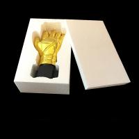 Guantes de Golfista de Resina Dorados Trofeo de Fútbol de 26cm Regalo Personalizable para Fanáticos - details 8